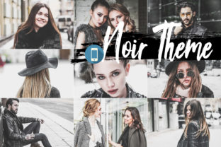 05 Noir Theme Mobile Lightroom Presets for Actions Amp