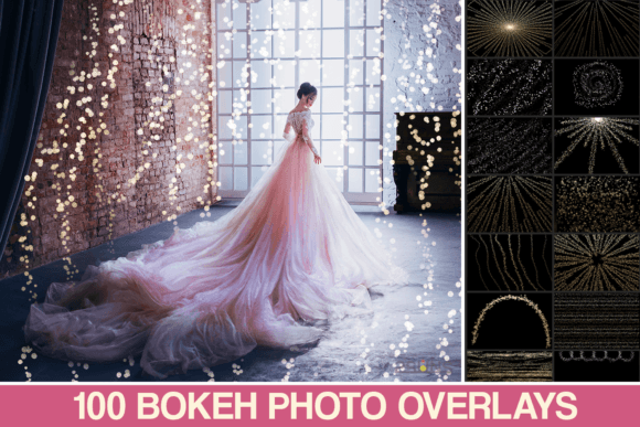 100 Wedding Sparklers Photoshop Overlays Layer Styles