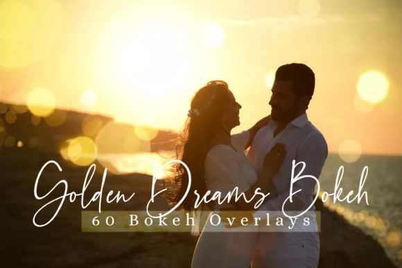 60 Golden Dreams Bokeh Lights Add-Ons