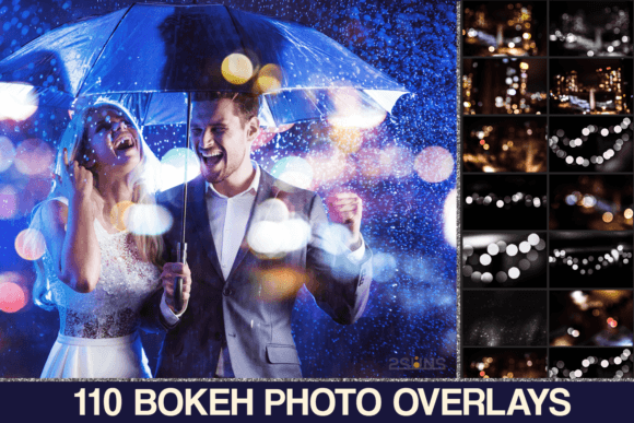 Bokeh Light Textures for Embroidery