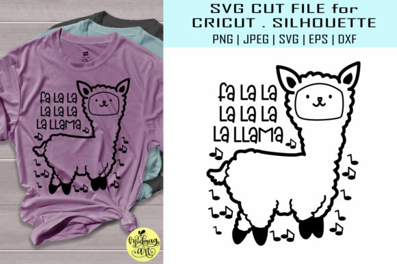 Fa La La Llama T-Shirt Designs
