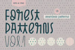 Forest Patterns 1: A Versatile Graphic Design Asset