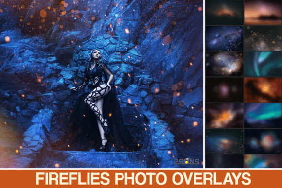 Glitter Photo Overlays, Blowing Textures