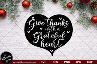 Grateful Heart Graphic for Crafts
