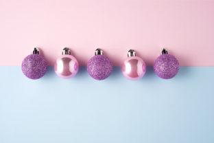 Happy Holidays Toys Balls