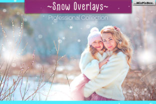 Natural Snow Overlays Layer Styles