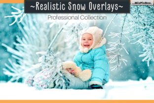Realistic Snow Overlays Layer Styles