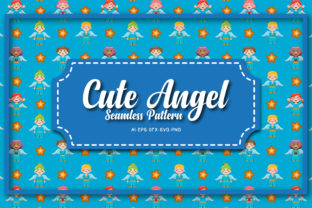 Seamless Patterns Cute Angel 2 Review
