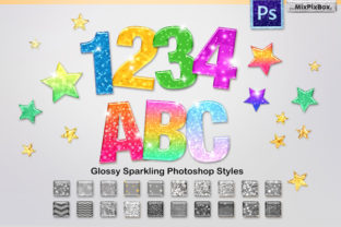 Sparkling Glossy Layer Styles for PS