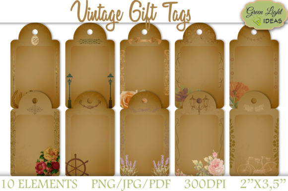 Vintage Printable Gift Tags for Crafts